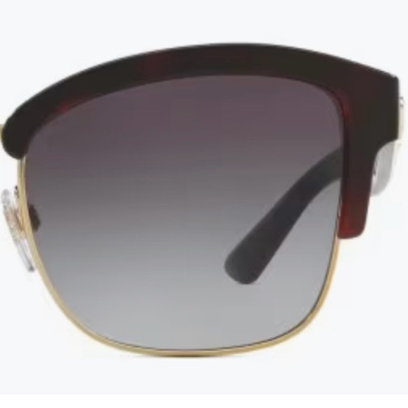 Burberry Women’s Graffiti Print Sunglasses Brown/Red & Gold - Picture 9 of 14